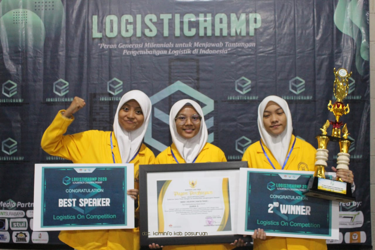 3 Siswi SMAN I Kejayan Juarai Lomba Kelogistikan Jatim 2020