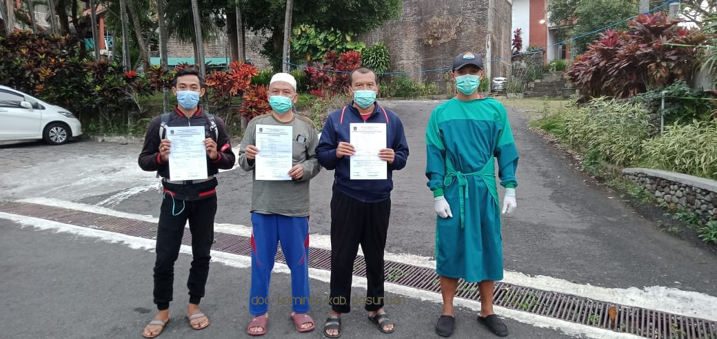 575 Warga Kabupaten Pasuruan Telah Bebas Dari Paparan Virus Corona