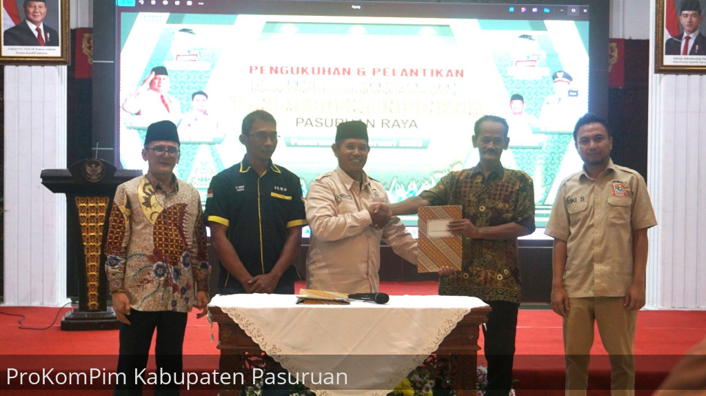Pengukuhan DPD Tani Merdeka, Wakil Bupati Shobih Optimis Komitmen Pengurus Majukan Pertanian Kabupaten Pasuruan
