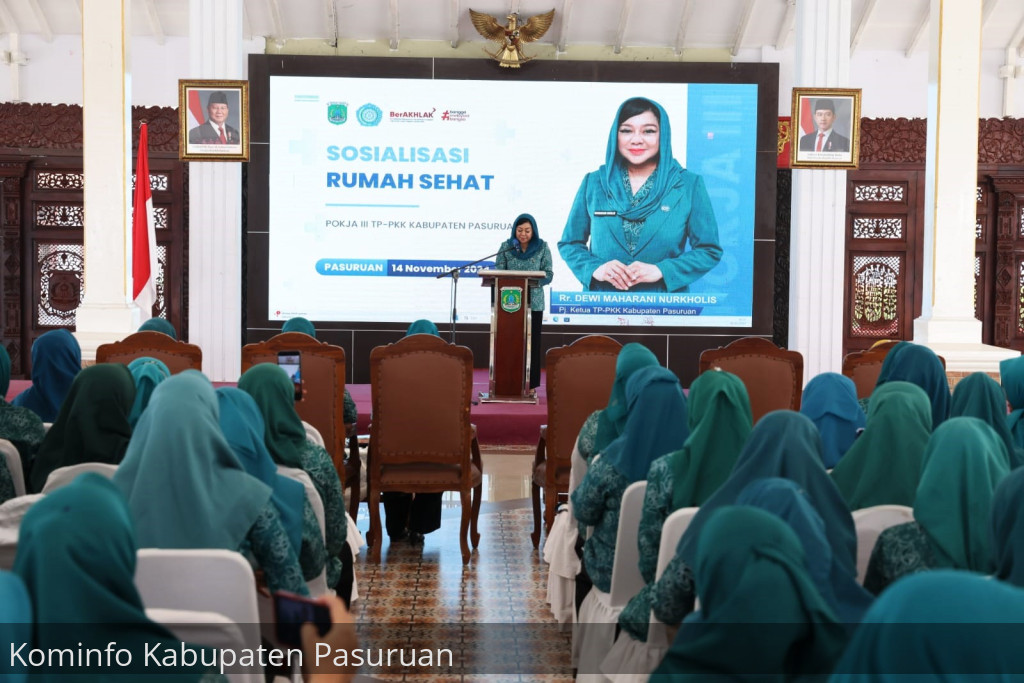 Tim Penggerak PKK Kabupaten Pasuruan Sosialisasikan Rumah Sehat