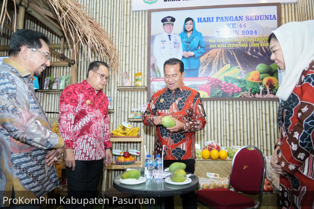 Puncak Peringatan Hari Pangan Sedunia Ke-44, Pemkab Pasuruan Raih Tiga Penghargaan Sekaligus
