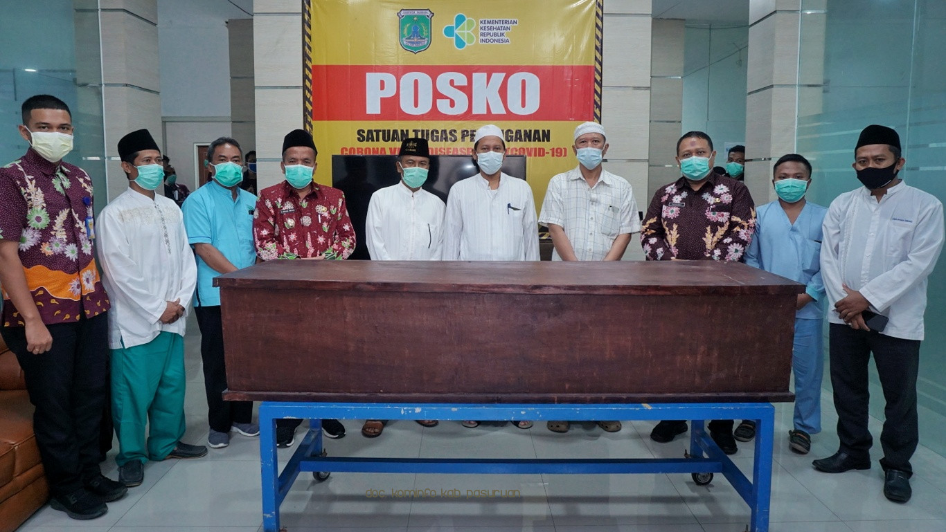 Wabup Kembali Pastikan, Pemulasaraan Jenazah Covid-19 Sesuai Syariat Islam  