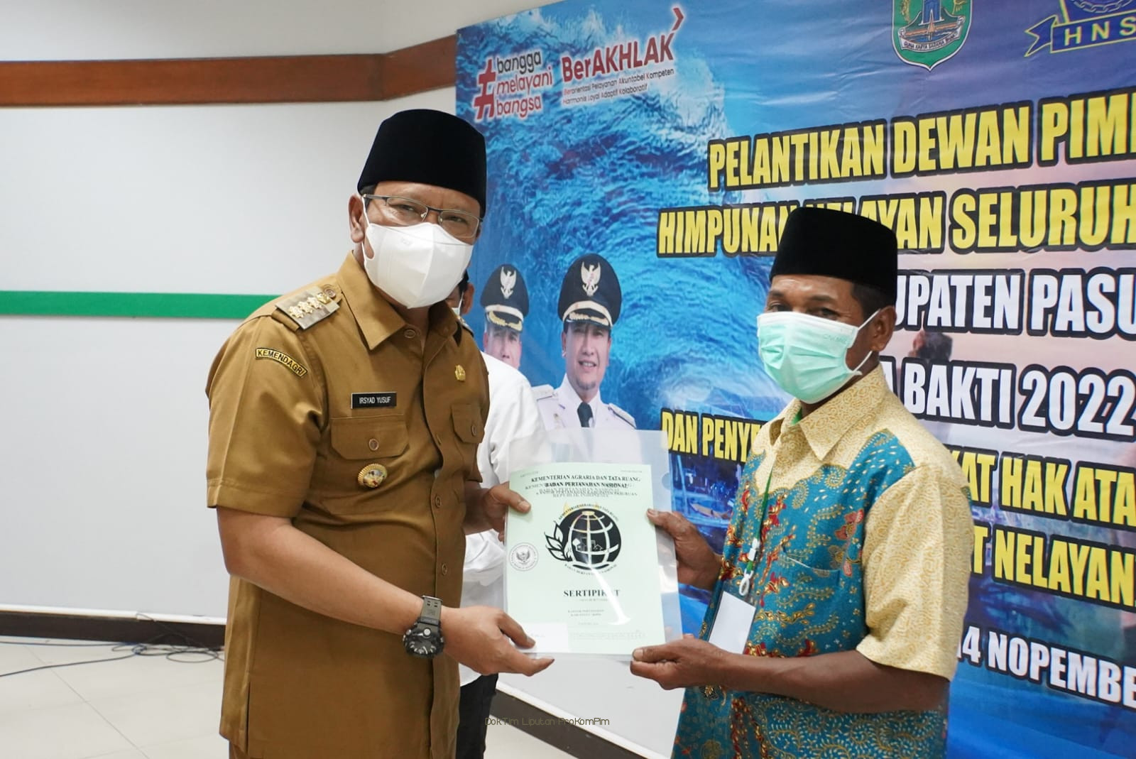 Bupati Berpesan Kepada HNSI Lebih Maksimalkan Potensi Kelautan dan Perikanan 