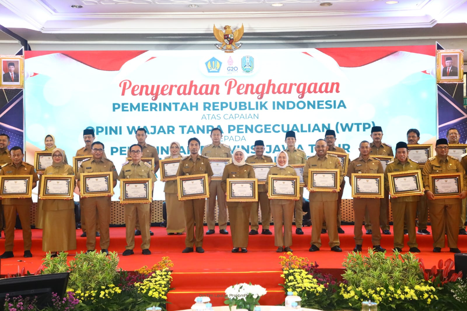 Gubernur Jatim Minta Kepala Daerah Kabupaten/ Kota Pertahankan Capaian WTP  