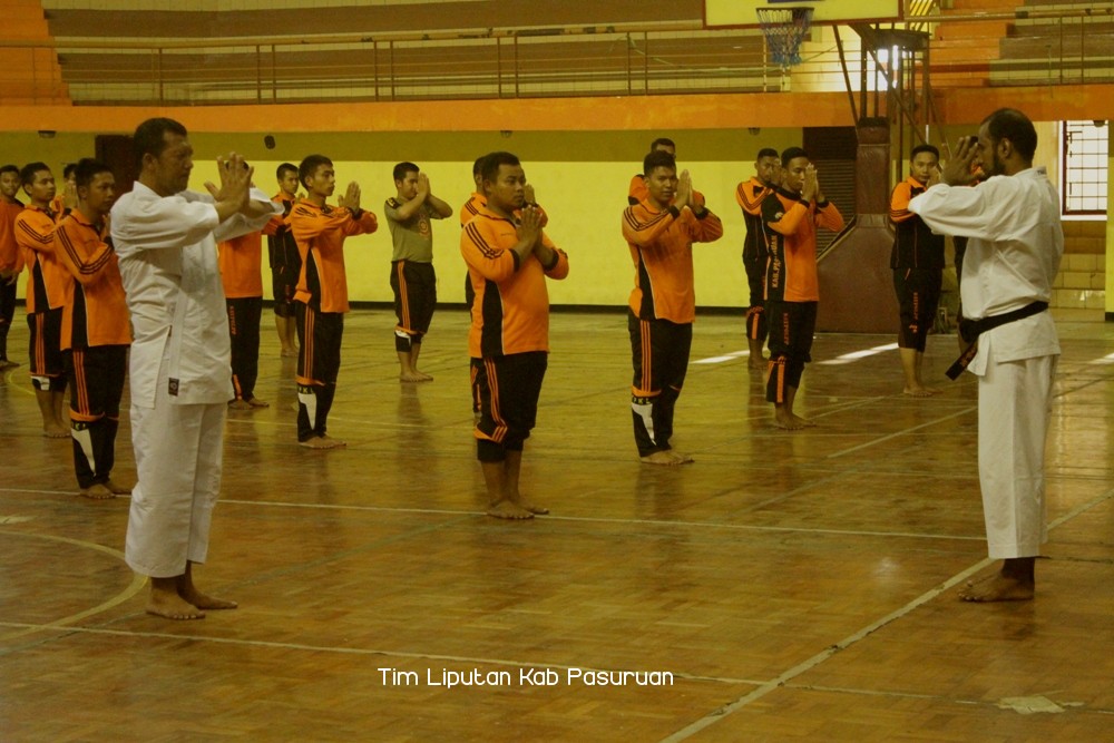 Satpol PP Kabupaten Pasuruan Bekali Angggotanya Ilmu Bela Diri Kempo