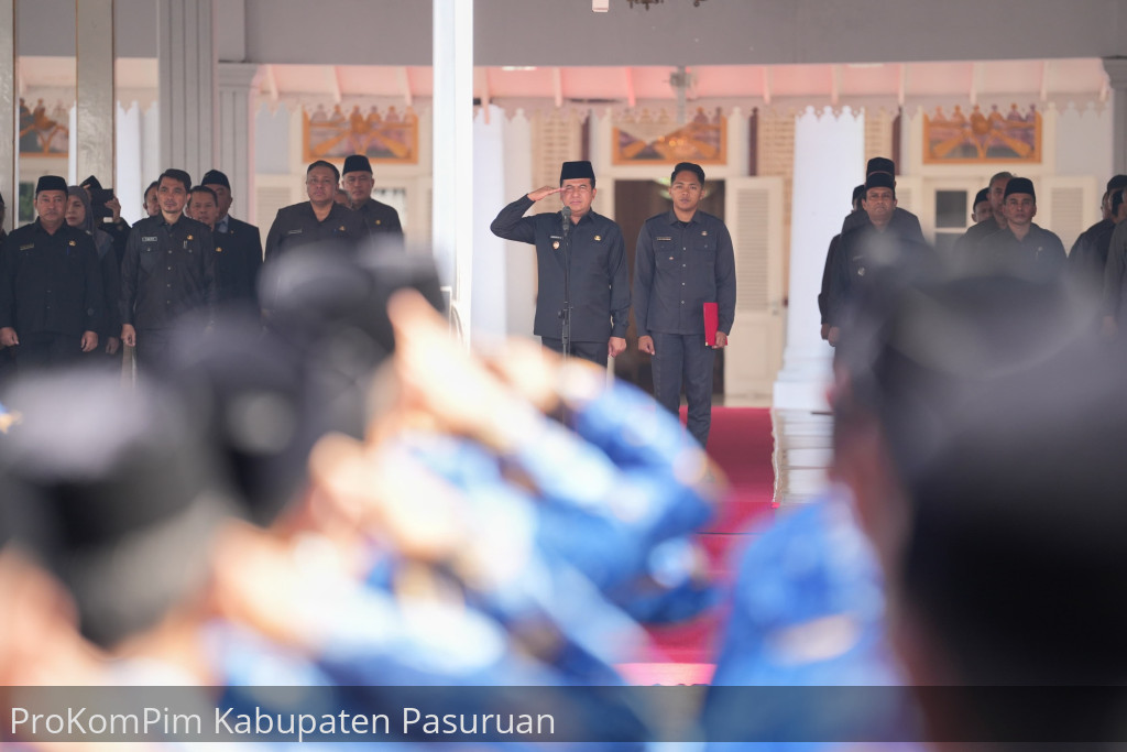 Pimpin Upacara Peringatan Hari Bela Negara Ke-76, Pj. Bupati Pasuruan: Bela Negara Tugas Bersama Seluruh Elemen Bangsa