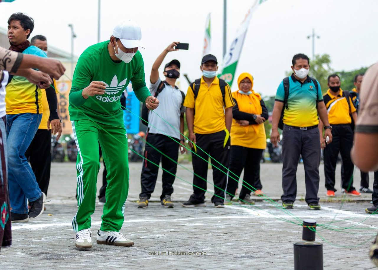 Gelorakan Olahraga Tradisional, KORMI Kabupaten Pasuruan Gelar POR OPD