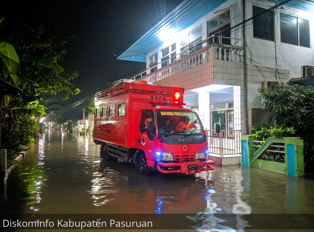 Belasan Desa di 4 Kecamatan Tergenang Banjir. Pemkab Pasuruan Imbau Warga Tingkatkan Kewaspadaan