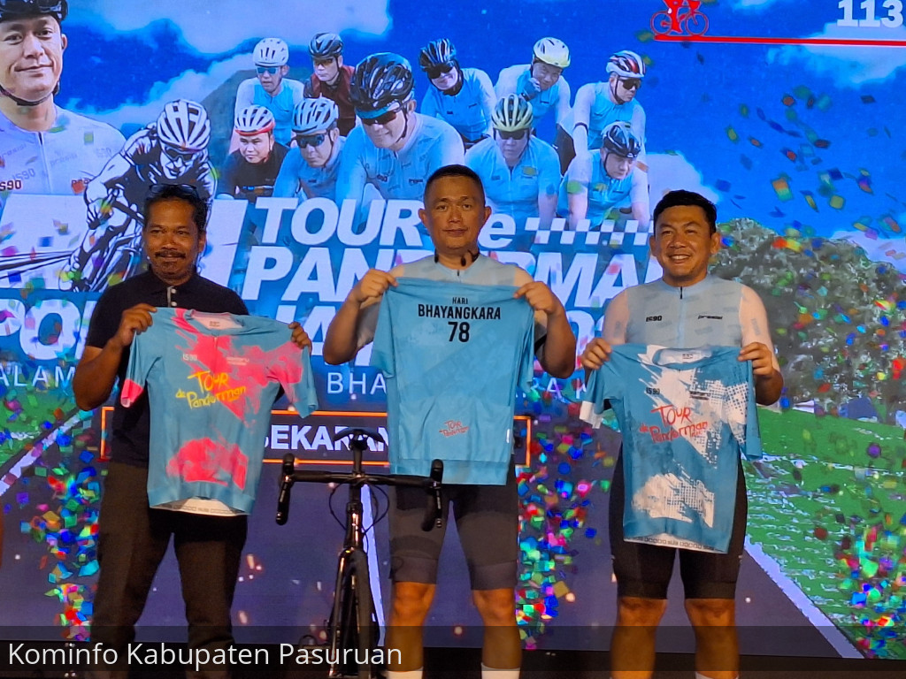 Ribuan Cyclist Bakal Ikuti Tour De Panderman Polda Jatim 2024. Bangkodir dan Kebun Raya Purwodadi Jadi Pit Stop