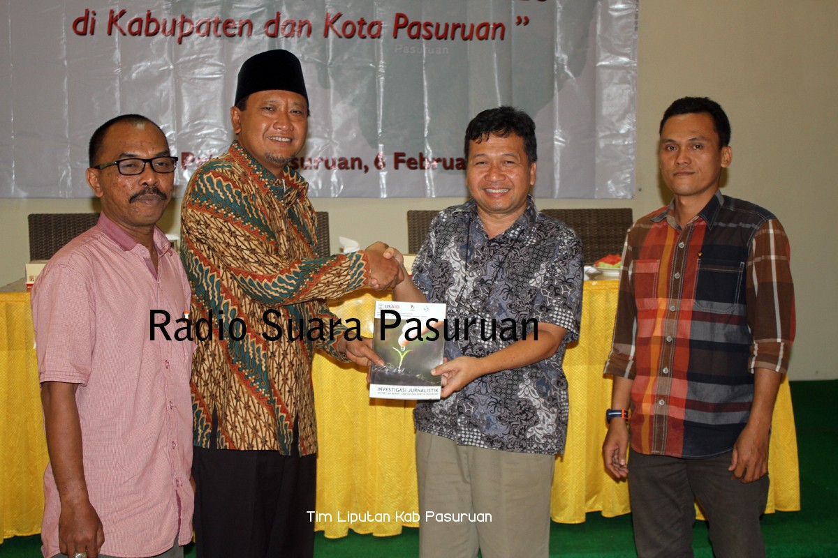Bupati Irsyad Yusuf Hadiri Peluncuran Buku Potret Air Bersih, Sanitasi dan PHBS di Pasuruan