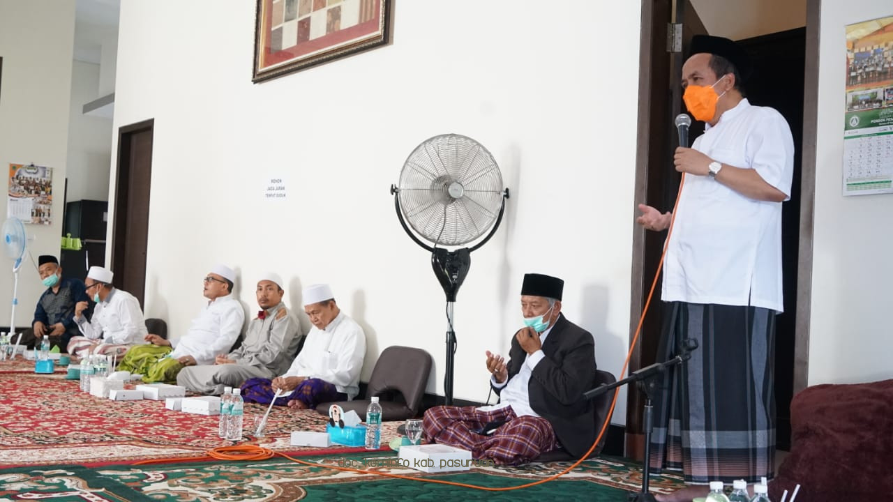Satu Suara, Ulama Himbau Masyarakat Untuk Mematuhi Pemerintah Kabupaten Pasuruan Cegah Penyebaran  Covid-19