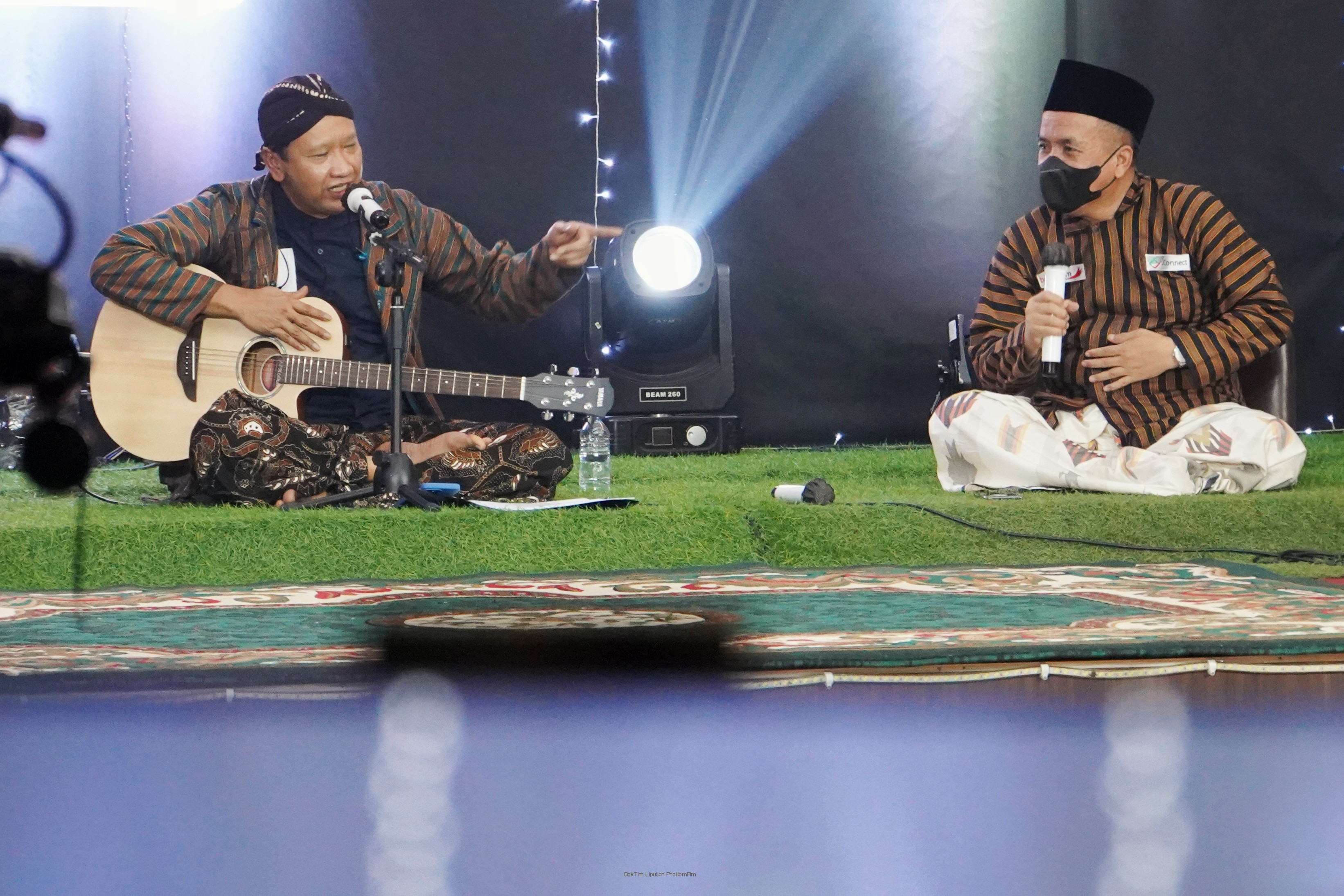 Refleksi Sinergi Pembangunan Berkesinambungan, Bupati dan Wakil Bupati Sosialisasi Program Diiringi Musik Religi 