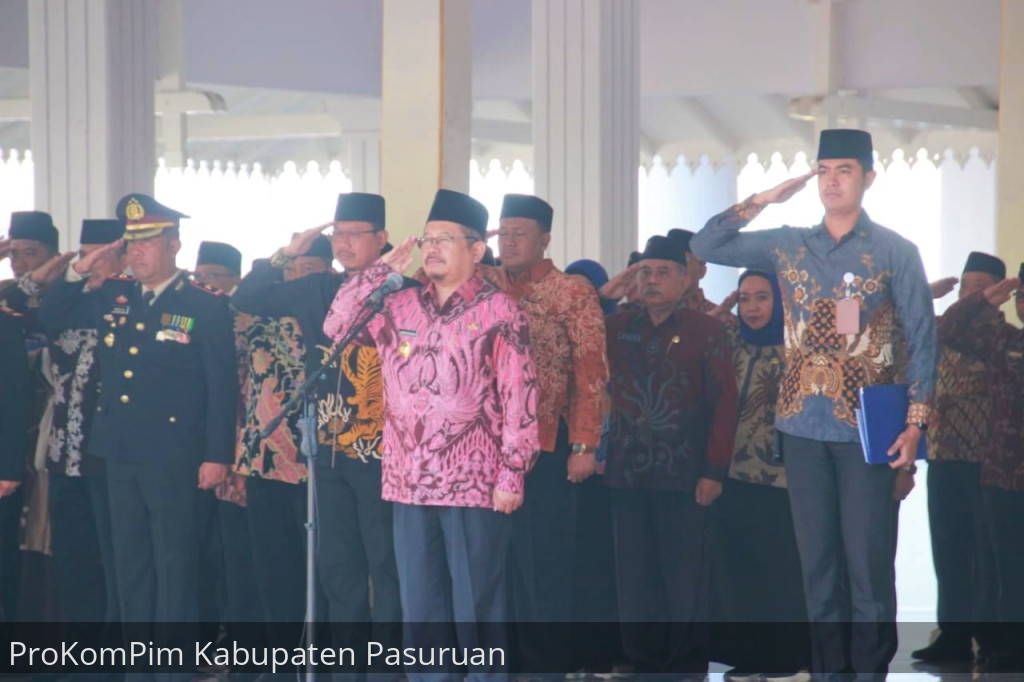 Pimpin Upacara Peringatan Ke-116 Hari Kebangkitan Nasional, Pj. Bupati Pasuruan Tekankan Penguasaan Teknologi dan Inovasi