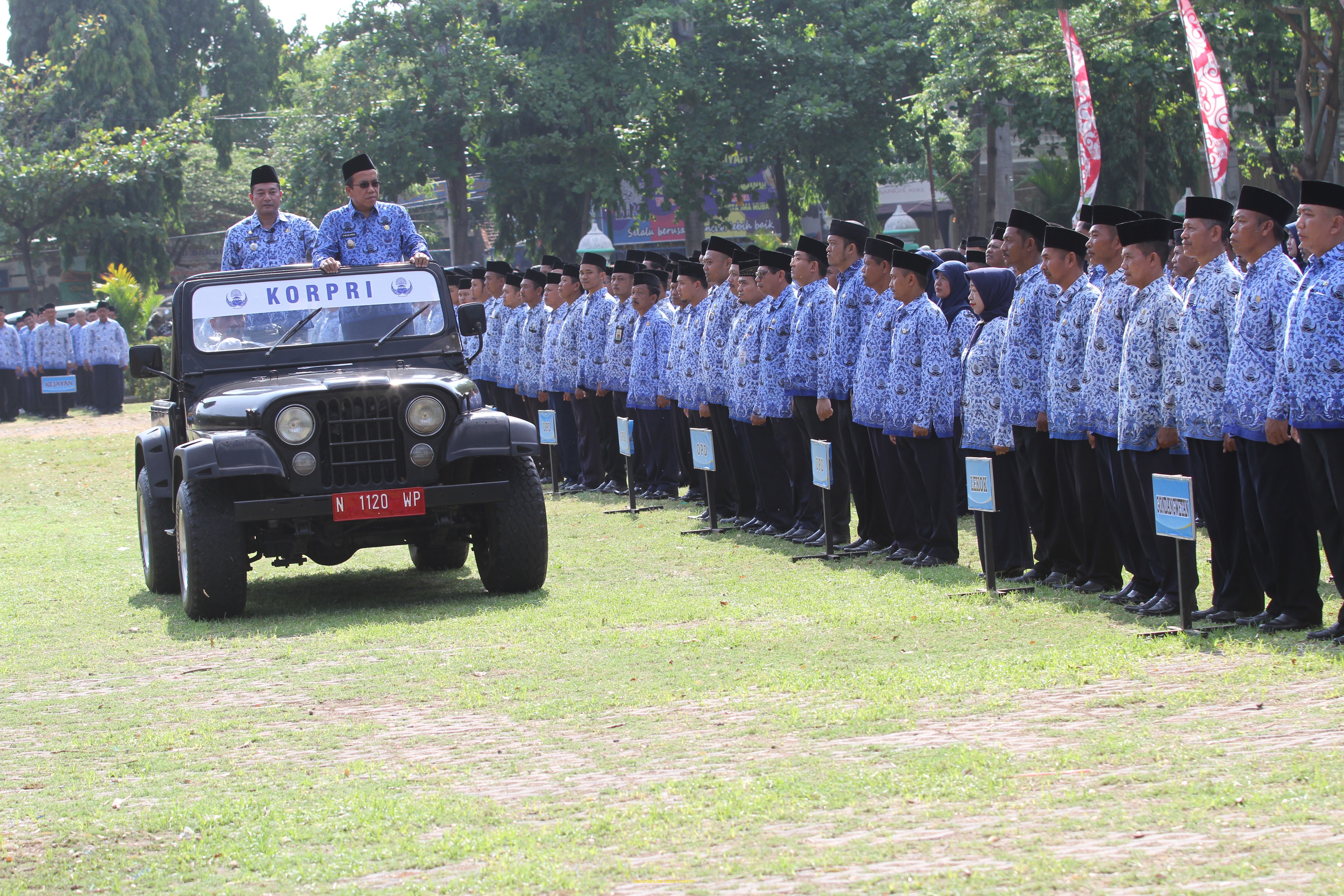 HUT KORPRI ke 47, Pemkab Pasuruan Gelar Upacara Bendera