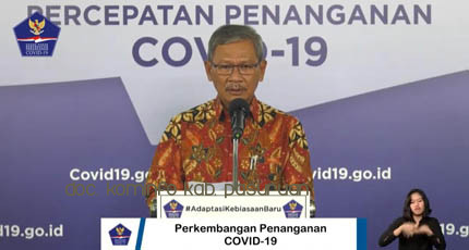 Angka Kesembuhan di 5 Provinsi diatas 80%