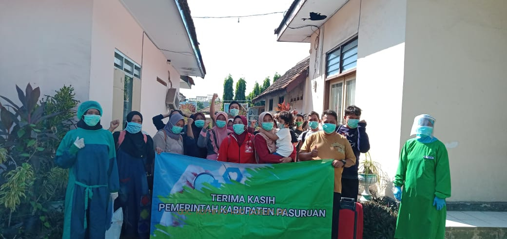 Angka Kesembuhan Pasien Positif Covid-19 di Kabupaten Pasuruan 70%. Total 620 Sembuh
