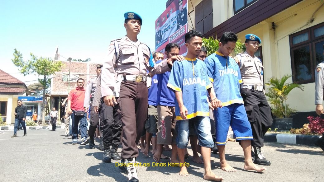 Operasi Sikat Semeru 2018, Polres Pasuruan Tangkap 104 Pelaku Kejahatan