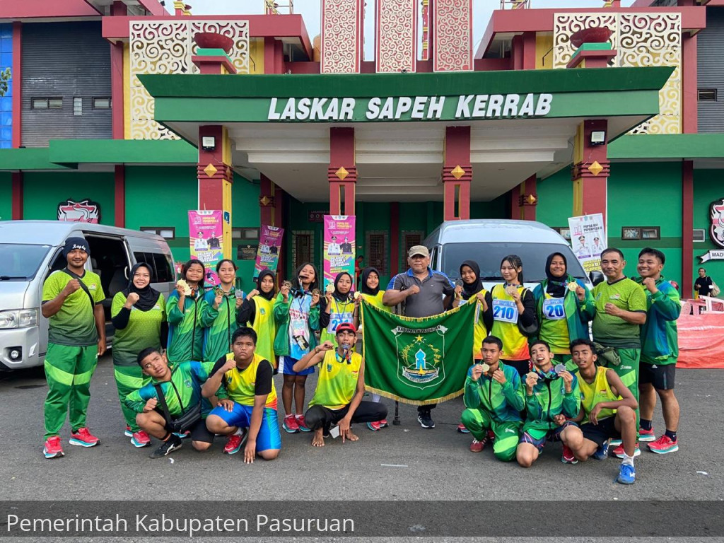 Raih 8 Emas, 5 Perak dan 6 Perunggu. Kabupaten Pasuruan Peringkat Kedua PEPARPEDA II Jatim
