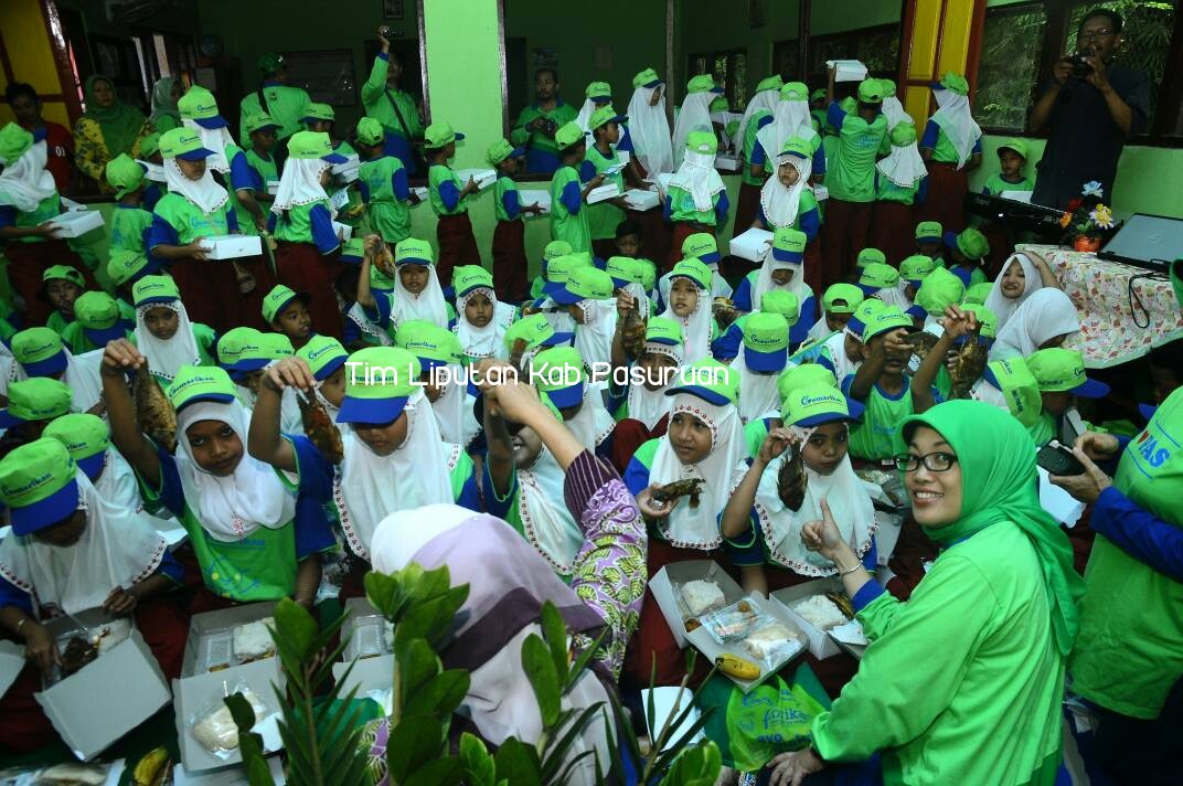 Ketua Forikan, Ny Lulis Ajak Anak-Anak Budayakan Cuci Tangan dan Makan Ikan Sejak Dini