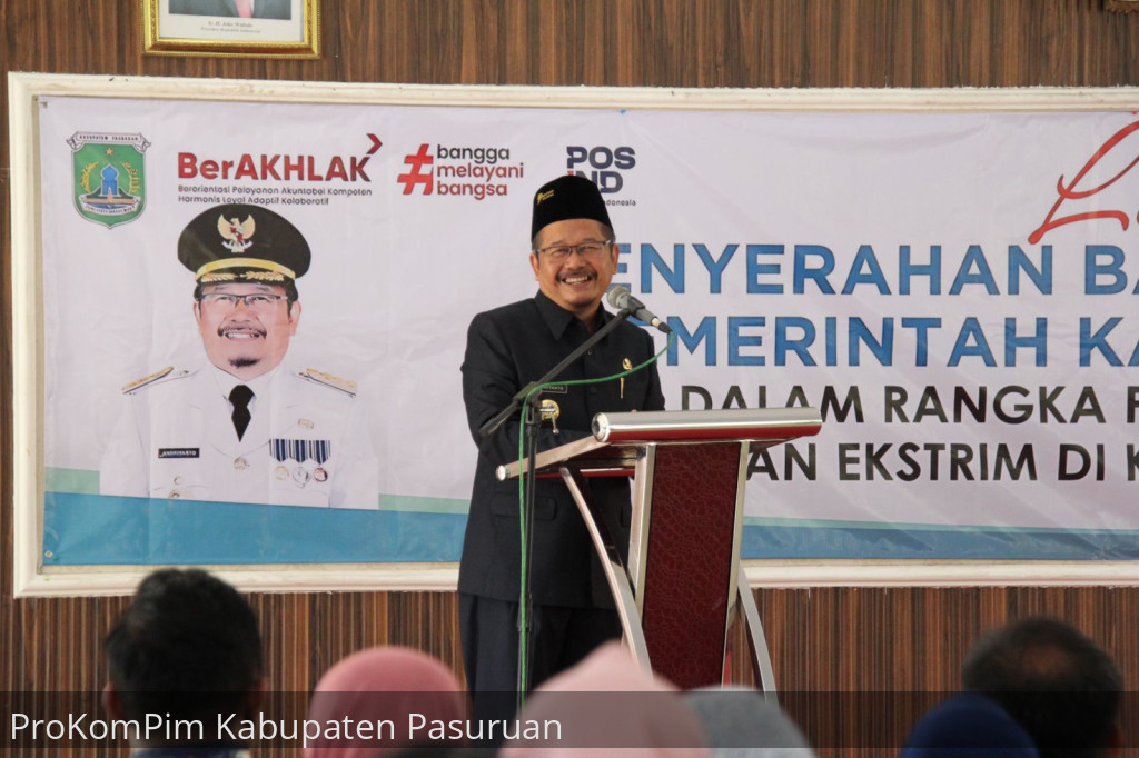 Pj. Bupati Pasuruan: Masyarakat Jangan Gantungkan Harapan Pada Bansos Dari Pemerintah