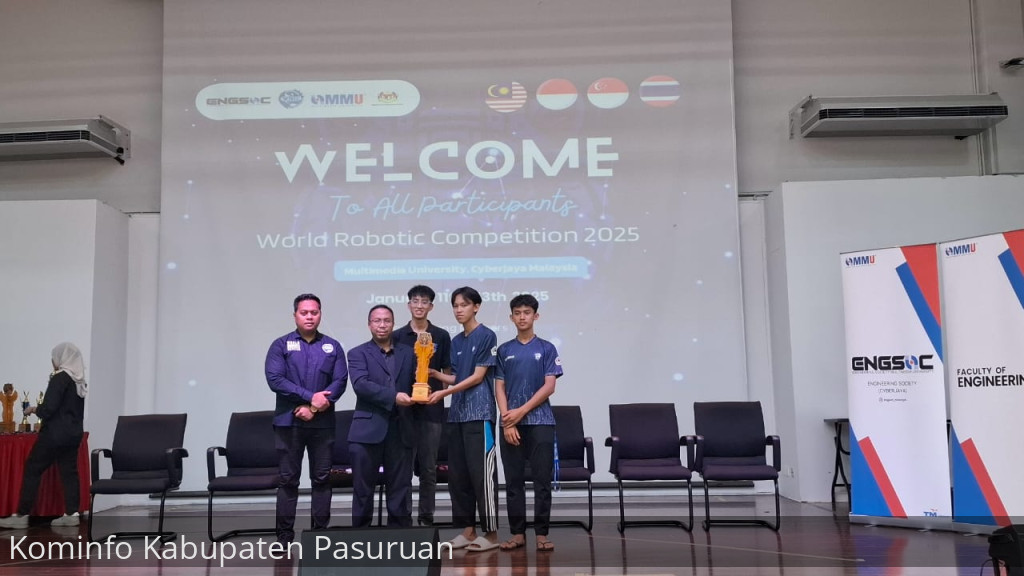 2 Siswa MAN 1 Pasuruan Juarai World Robotic Competition 2025