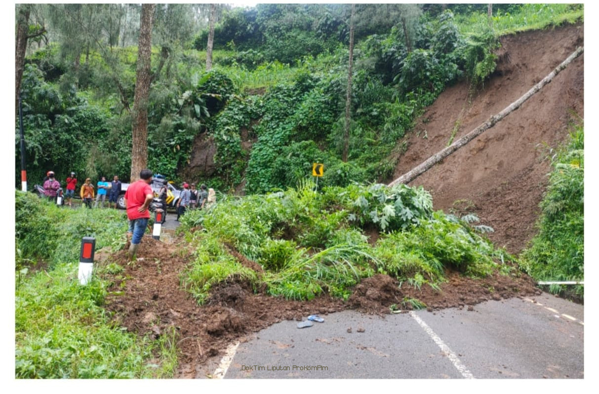 Longsor Kembali Terjadi Di Tosari