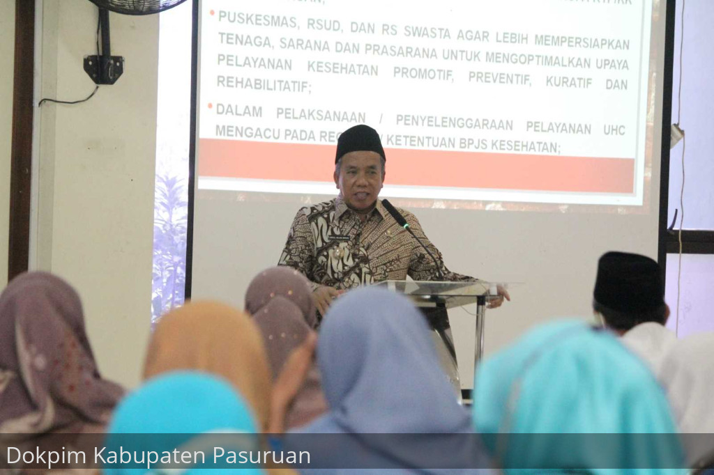 Wakil Bupati: Masyarakat Kabupaten Pasuruan Yang Belum Tercover JKN Bisa Manfaatkan Program UHC
