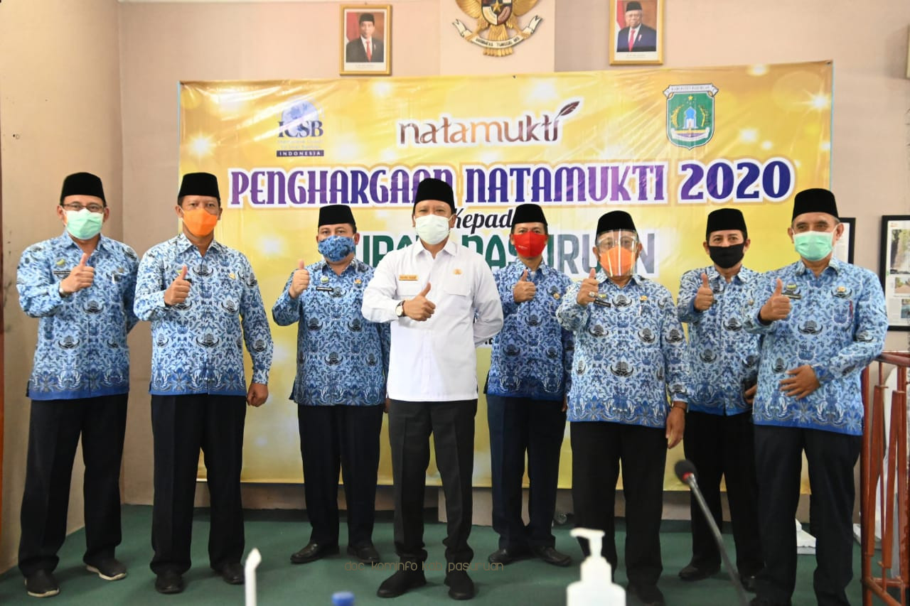 Lagi, Pemkab Pasuruan Raih Natamukti Award 