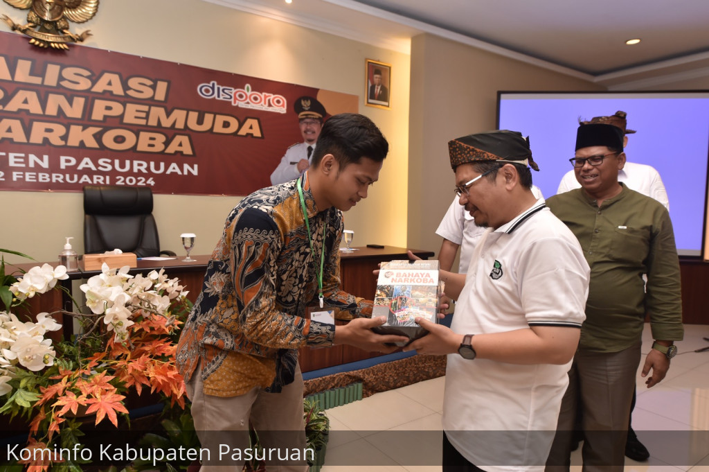 Pj Bupati Andriyanto Minta Pemuda Jangan Mau Diracuni dengan Narkoba Meski Berdalih Alasan Kesehatan