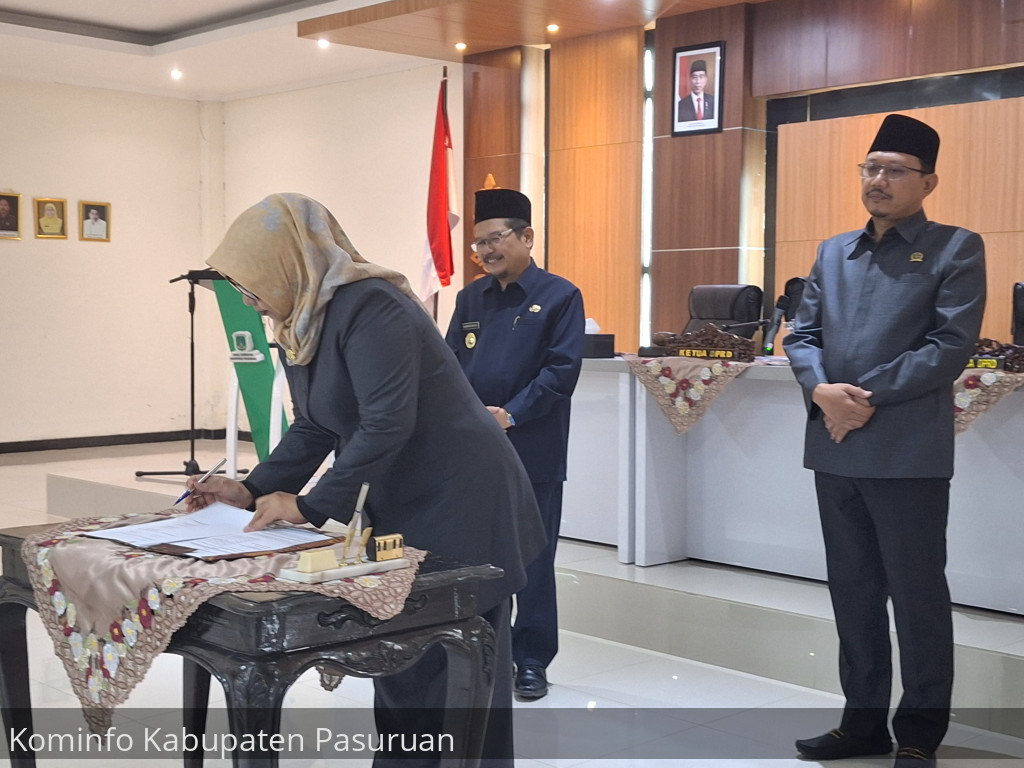 Raperda RPJPD Kabupaten Pasuruan 2025-2045 Disahkan Jadi Perda