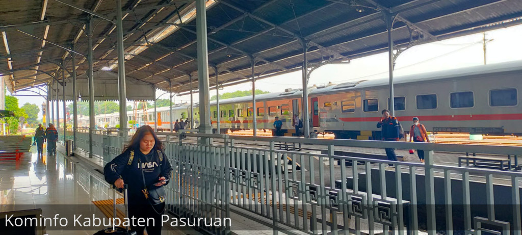Hingga H-6 Idul Fitri 1445 H, Arus Mudik di Stasiun Bangil Masih Landai