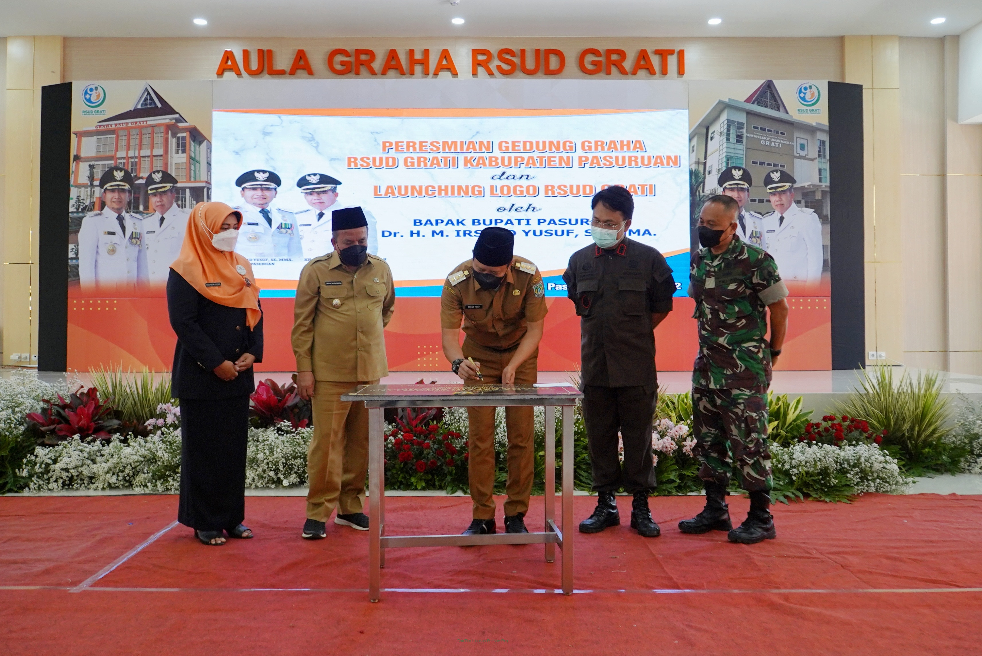 Bupati Irsyad Yusuf Resmikan Graha Sayyid Sulaiman RSUD Grati 