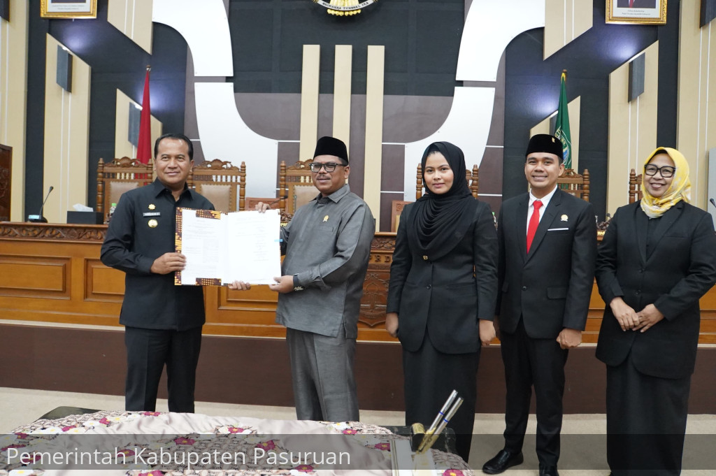 R-APBD Kabupaten Pasuruan Tahun Anggaran 2025 Disahkan Jadi Perda
