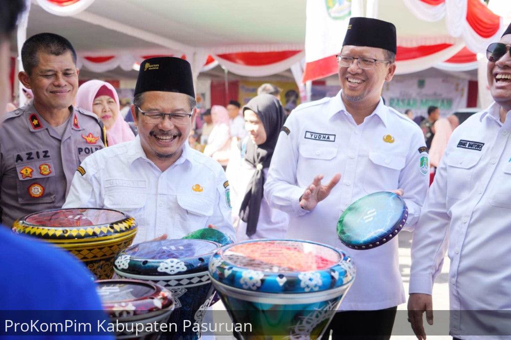 Pj. Bupati Andriyanto Tegaskan, Pemkab Pasuruan Terus Bekerja Keras Kendalikan Inflasi Daerah Dengan Gelar Pasar Murah