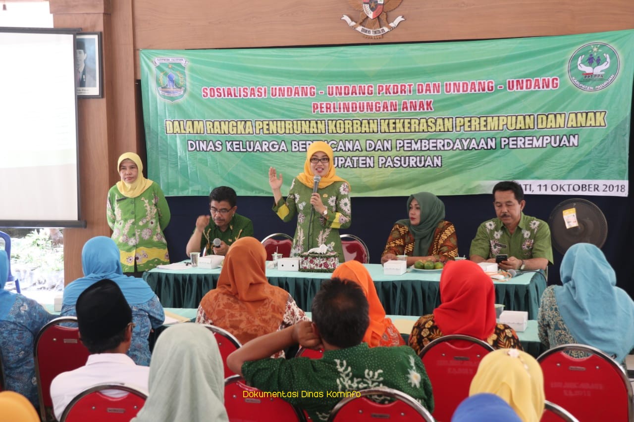 Sasar Kepala Desa, PPT PPA Kabupaten Pasuruan Gencar Sosialisasikan Undang-Undang Penghapusan Kekerasan Terhadap Anak dan Perempuan 