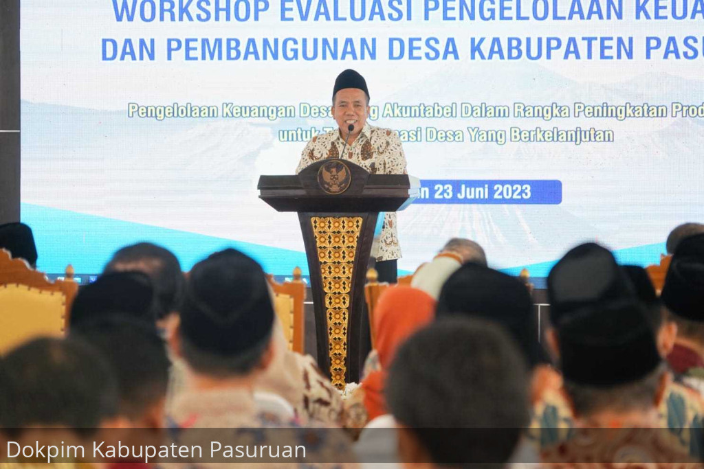 Plh. Bupati Pasuruan Minta Kepala Desa Tingkatkan Pengelolaan Keuangan dan Pembangunan Desa