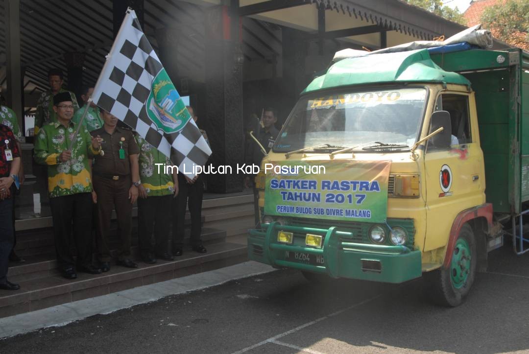 Pemkab Pasuruan Mulai Distribusikan Beras Sejahtera (Rastra) 