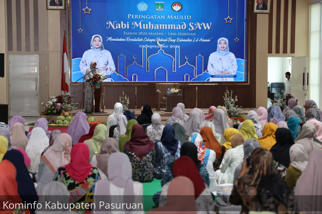 PKK Kabupaten Pasuruan Jaga Tradisi "Cowekan" Saat Maulid Nabi